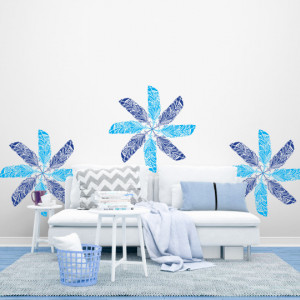Stencil 56x20cm, Aztec Leaf, Leaf, Reusable SP1815620