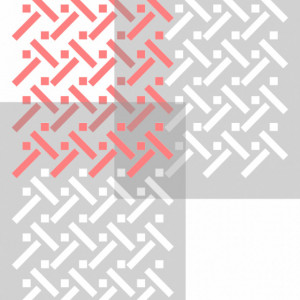 Stencil 89x59cm, Macro Squares, Reusable SP149 - Img 2