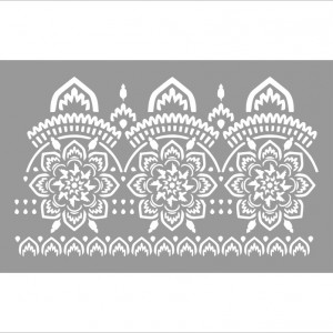 Taj Mahal Border Stencil 220321-7 - various sizes - Img 3