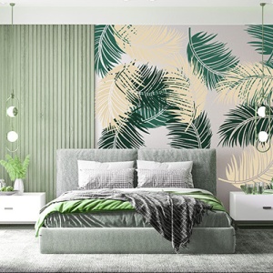 Palm Leaf Stencil - Reusable Repetitive - SP191