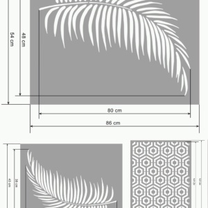 PROMO 3D STENCIL SET - various dimensions * thickness 0.5 / 1mm - 251206-2