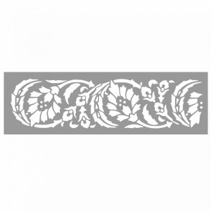 Repetitive Stencil 59 * 18cm Flower Border SP58