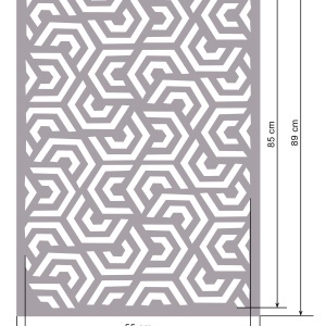 Reusable HexaLock Stencil 89 * 59cm * thickness 0.5 / 1mm - SP250 - Img 2