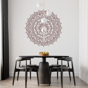 Reusable Mandala Stencil Phoebe 59 / 89cm * thickness 0.5 / 1mm - SP246 - Img 4