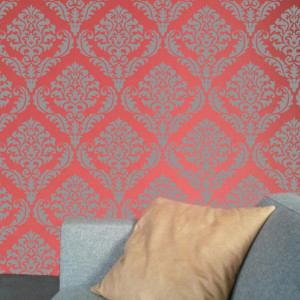 Reusable Repetitive Stencil Flower Damask 590*590mm - SP84 - Img 6
