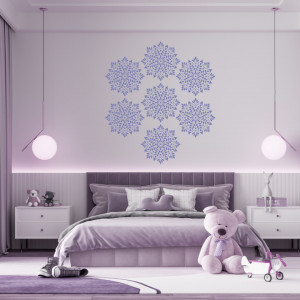 Reusable Stencil Mandala Flower 590*590mm - SP655959
