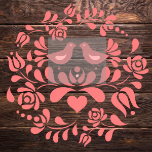 Reusable Stencil Panonian Folk Motif 330*330mm - SP103 - Img 5