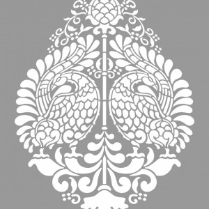 Sablon Paun in Oglinda 890*660mm - SP1988960 - Img 3