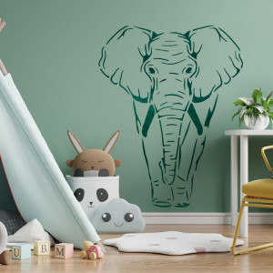 Sablon Refolosibil Elephant, 89x70cm, diferite grosimi, SP231
