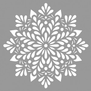 Sablon Refolosibil Mandala Flower 890*890mm - SP658989 - Img 2