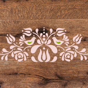 Sablon Refolosibil Panonian Folk Motif 500*180mm - SP102-1 - Img 2