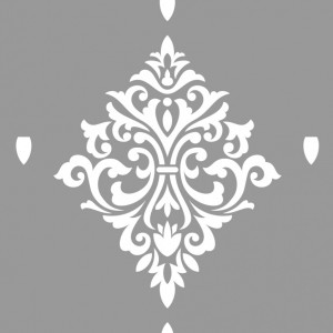 Sablon Refolosibil Repetitiv Damask 590*520mm - SP40 - Img 3