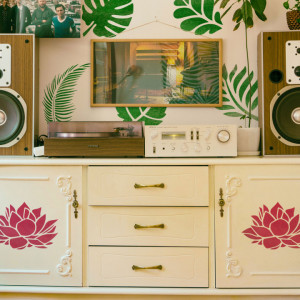 Set of 6 stencils 29x21cm/pc - Leafs / Frunze