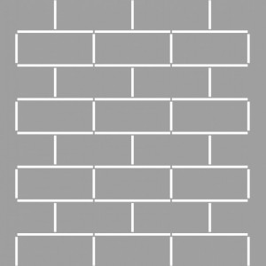 Stencil 89x59cm Striped Brick, Reusable SP224.89x59 - Img 2