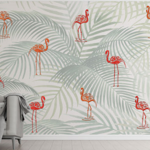 Stencil 89x66cm Flamingos Duo SP222.89x66