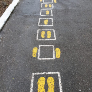 Custom Stencils Drawings on Asphalt - Img 2