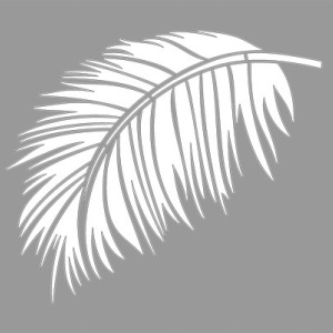 Palm Leaf Stencil - Reusable Repetitive - SP191 - Img 2