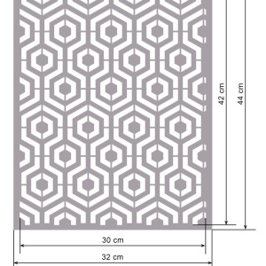 Promo Linked Hexagons 44x32cm - SP199P