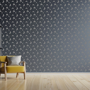 Reusable Repetitive Stencil Clouds Stars Moon 590*450mm - SP71