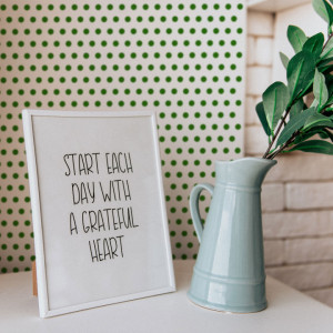 Reusable Repetitive Stencil for Painting Walls - Polka Dots 2cm - SP14