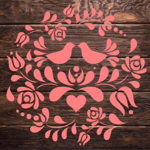 Reusable Stencil Panonian Folk Motif 330*330mm - SP103 - Img 6