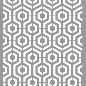 Sablon Linked Hexagons 82x60cm - SP199.82x60 - Img 4