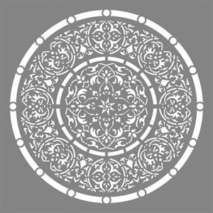 Sablon Refolosibil Mandala Arabesque 44x44cm x grosime 1mm SP182.1 - Img 2