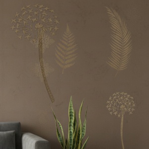 Set 3 * Stencils 2*Leaves + 1*Dandelion 70cm height * thickness 0.5 / 1mm - SP261 - Img 4