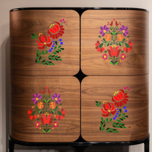 Set of 3 stencils 29x21cm/pc - Panonian Folk Motifs - Img 1