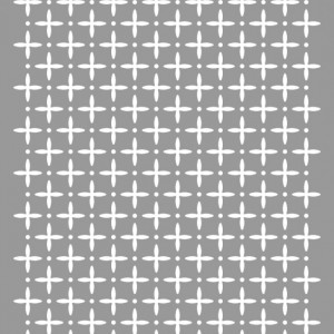 Stencil 89 x 59cm, Cross & Dots SP167, Reusable, Repetitive - Img 3