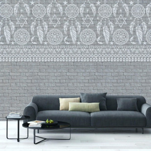 Dream Catcher Stencil Set Feathers Stars Border 89*59cm SP114