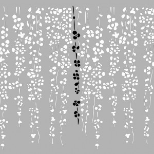 Flowing Flowers Stencil - Repetitive - SP204.120 x 89 cm - Img 3