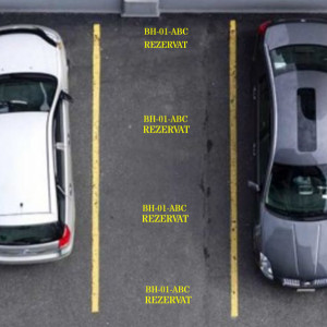 Home Parking Reusable Stencil Set - SPD01-03