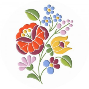 Panon Flower Stencil SP163 - different sizes