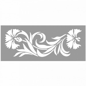 Repetitive Stencil 59 * 25cm Flower Border SP64