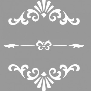 Reusable Borders Framing Stencil 29x22cm