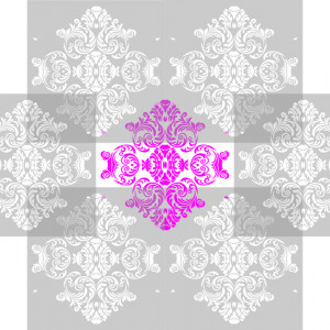 Reusable Repetitive Damask Stencil 610*590mm - SP76-3 - Img 3