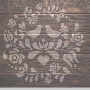 Sablon Refolosibil Panonian Folk Motif 330*330mm - SP103 - Img 7