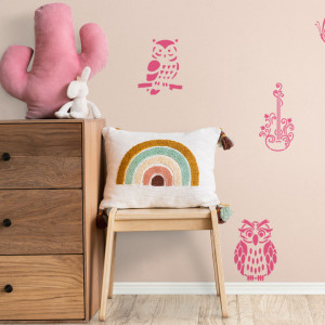 Set of 6 A4 Stencils, JOY range, DIY customization