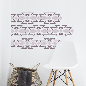 Stencil 59 * 19cm Reusable Repetitive Traditional Motif - SP117-2
