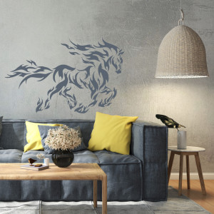 Stencil Flame Horse 1200*850mm - SP195.120x85