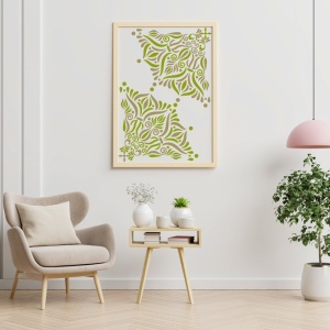 Promo - Mandala Flames Stencil 70cm thickness 1mm - SP111.1PE4.70PR - Img 3