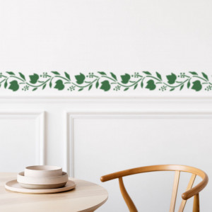 Repetitive Stencil 59 * 16cm Flower Border SP62