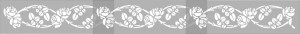 Repetitive Stencil 59 * 18cm Flower Border SP56 - Img 2