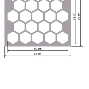 Reusable Repetitive Stencil ROMBS 650*590mm - SP74 - Img 5