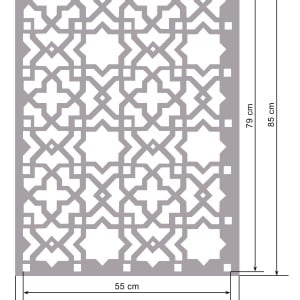 Reusable Stencil Star Cross 89 * 59cm * thickness 0.5 / 1mm - SP249 - Img 2