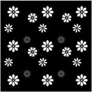 Sablon Refolosibil 590*590mm Floral - SP95-1 - Img 2