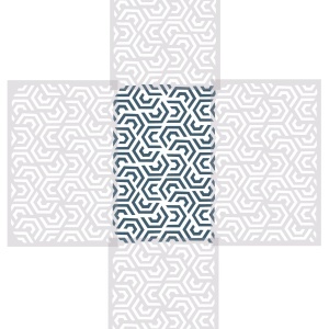 Sablon Refolosibil HexaLock 89 * 59cm * grosime 0.5 / 1mm - SP250 - Img 3