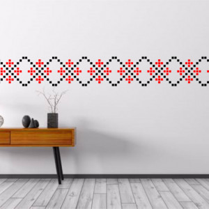Sablon Refolosibil Repetitiv Motiv Traditional Romanesc - SMTR01