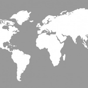 Sablon World Map 1200*650mm - SP196.120x65 - Img 2